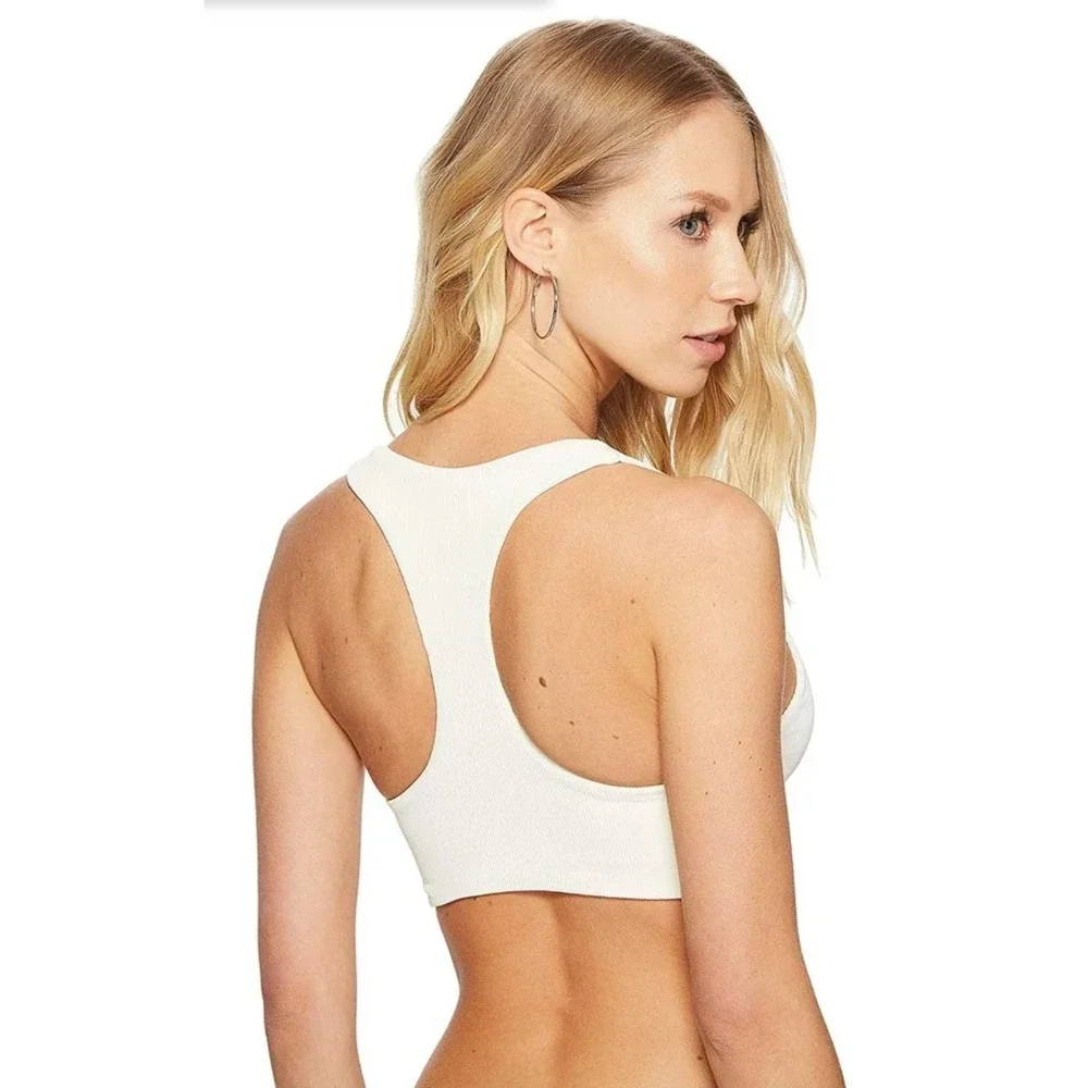New! L*Space Ridin' High Ribbed Tara Top – Cream Sz Medium‎ $99